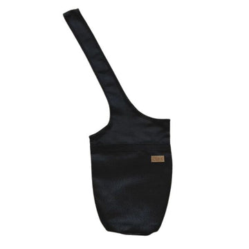 Black Hemp Yoga Mat Bag